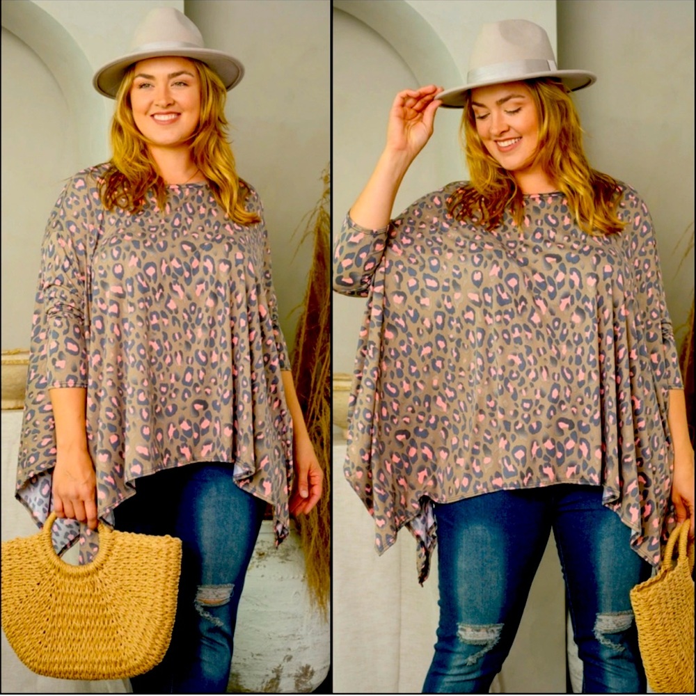 ❤️Leopard Print Top (Plus Size)